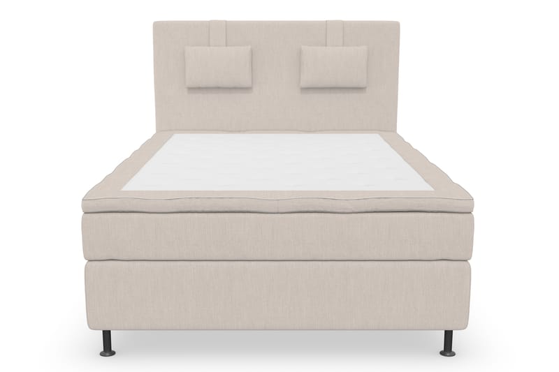 Superior Lyx Kontinentalseng 140x200 cm Beige - Sølvben - Møbler - Senger - Kontinentalsenger
