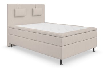 Superior Lyx Kontinentalseng 140x200 cm Beige - Sølvben - Møbler - Senger - Kontinentalsenger