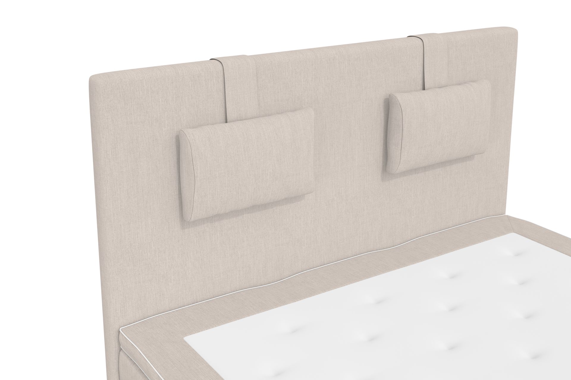 Superior Lyx Kontinentalseng 140x200 cm Beige - Sølvben - Møbler - Senger - Kontinentalsenger