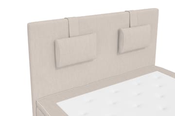Superior Lyx Kontinentalseng 140x200 cm Beige - Sølvben - Møbler - Senger - Kontinentalsenger