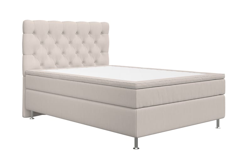 Superior Lyx Kontinentalseng 140x200 cm Beige - Sølvben - Møbler - Senger - Kontinentalsenger