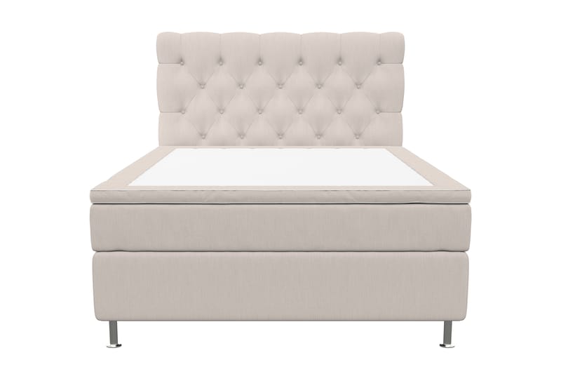 Superior Lyx Kontinentalseng 140x200 cm Beige - Sølvben - Møbler - Senger - Kontinentalsenger