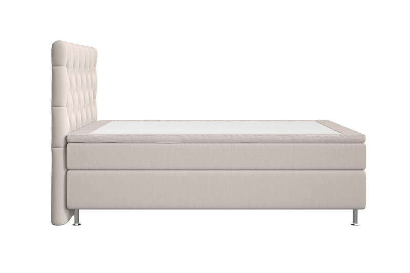 Superior Lyx Kontinentalseng 140x200 cm Beige - Sølvben - Møbler - Senger - Kontinentalsenger