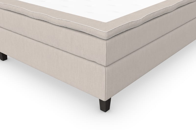Superior Lyx Kontinentalseng 140x200 cm Beige - Svarte Ben - Møbler - Senger - Kontinentalsenger