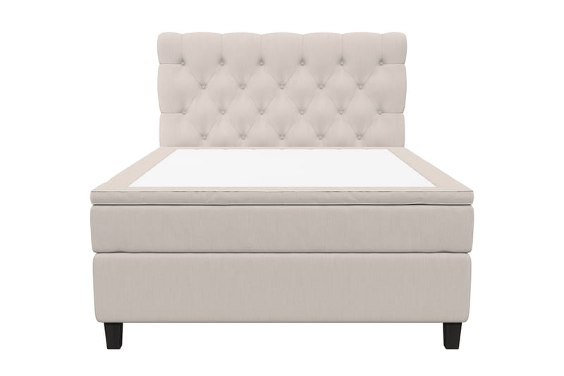 Superior Lyx Kontinentalseng 140x200 cm Beige - Svarte Ben - Møbler - Senger - Kontinentalsenger
