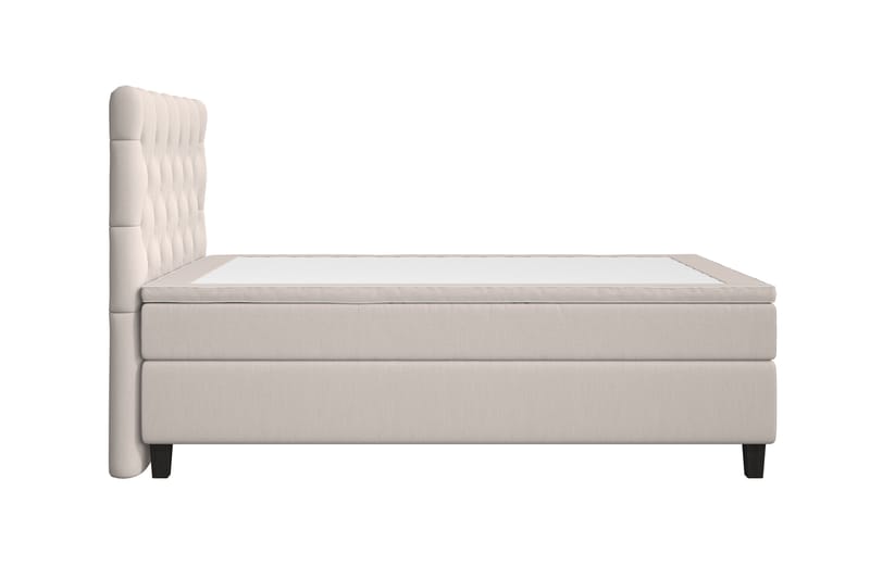 Superior Lyx Kontinentalseng 140x200 cm Beige - Svarte Ben - Møbler - Senger - Kontinentalsenger