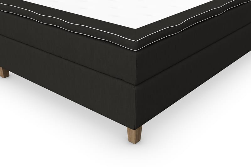 Superior Lyx Kontinentalseng 140x200 cm Svart - Eikeben - Møbler - Senger - Kontinentalsenger