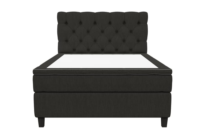 Superior Lyx Kontinentalseng 140x200 cm Svart - Svarte Ben - Møbler - Senger - Kontinentalsenger