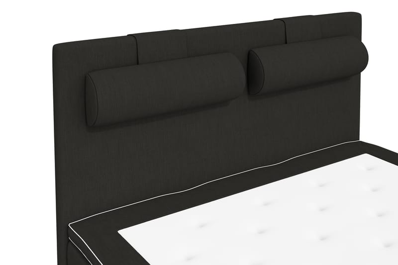 Superior Lyx Kontinentalseng 140x200 cm Svart - Svarte Ben - Møbler - Senger - Kontinentalsenger