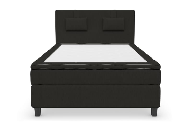 Superior Lyx Kontinentalseng 140x200 cm Svart - Svarte Ben - Møbler - Senger - Kontinentalsenger