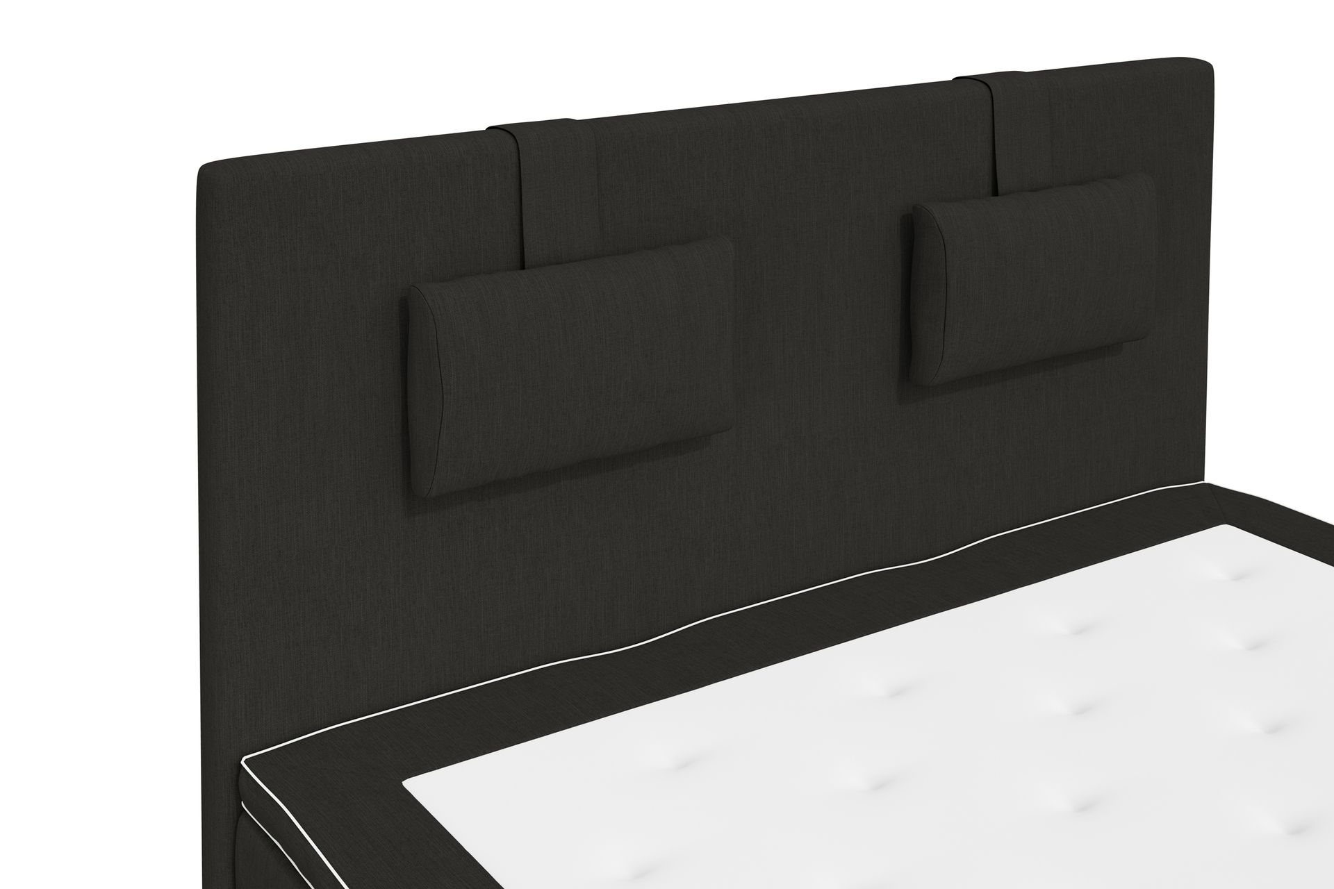 Superior Lyx Kontinentalseng 140x200 cm Svart - Svarte Ben - Møbler - Senger - Kontinentalsenger