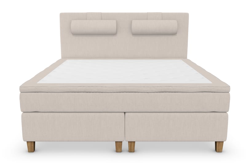Superior Lyx Kontinentalseng 160x200 cm Beige - Eikeben - Møbler - Senger - Kontinentalsenger
