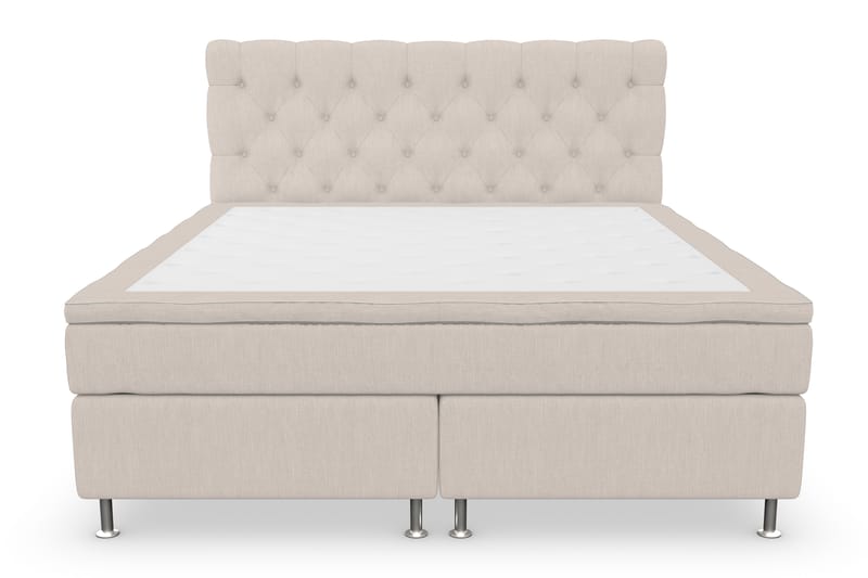 Superior Lyx Kontinentalseng 160x200 cm Beige - Sølvben - Møbler - Senger - Kontinentalsenger