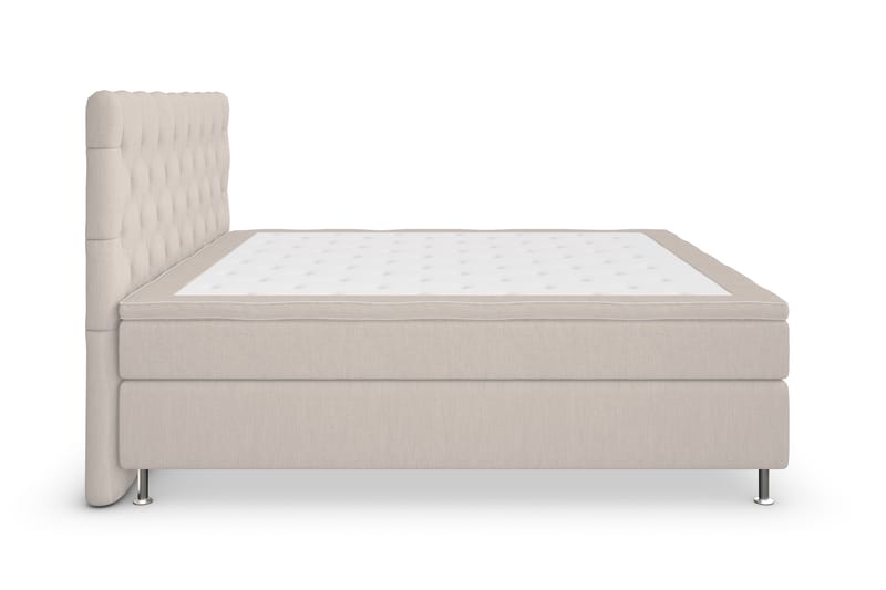 Superior Lyx Kontinentalseng 160x200 cm Beige - Sølvben - Møbler - Senger - Kontinentalsenger