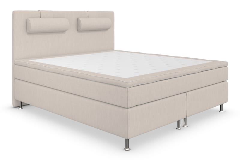 Superior Lyx Kontinentalseng 160x200 cm Beige - Sølvben - Møbler - Senger - Kontinentalsenger