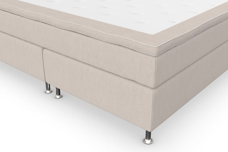 Superior Lyx Kontinentalseng 160x200 cm Beige - Sølvben - Møbler - Senger - Kontinentalsenger