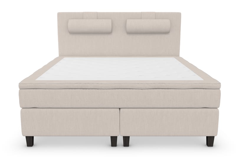 Superior Lyx Kontinentalseng 160x200 cm Beige - Svarte Ben - Møbler - Senger - Kontinentalsenger