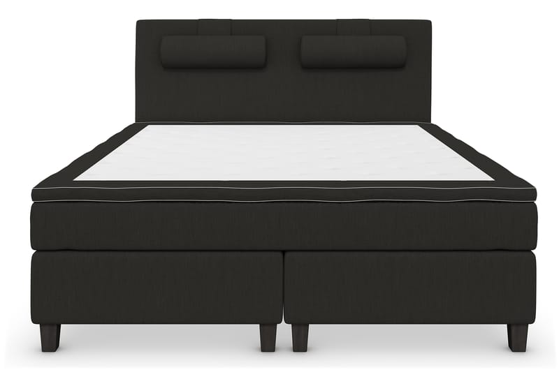 Superior Lyx Kontinentalseng 160x200 cm Svart - Svarte Ben - Møbler - Senger - Kontinentalsenger