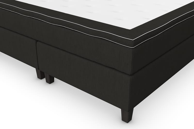 Superior Lyx Kontinentalseng 160x200 cm Svart - Svarte Ben - Møbler - Senger - Kontinentalsenger
