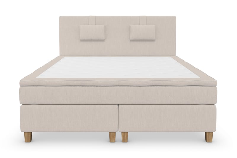 Superior Lyx Kontinentalseng 180x200 cm Beige - Eikeben - Kontinentalsenger - Dobbeltsenger