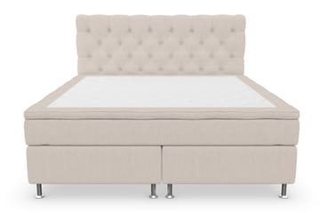 Superior Lyx Kontinentalseng 180x200 cm Beige - Sølvben - Møbler - Senger - Kontinentalsenger