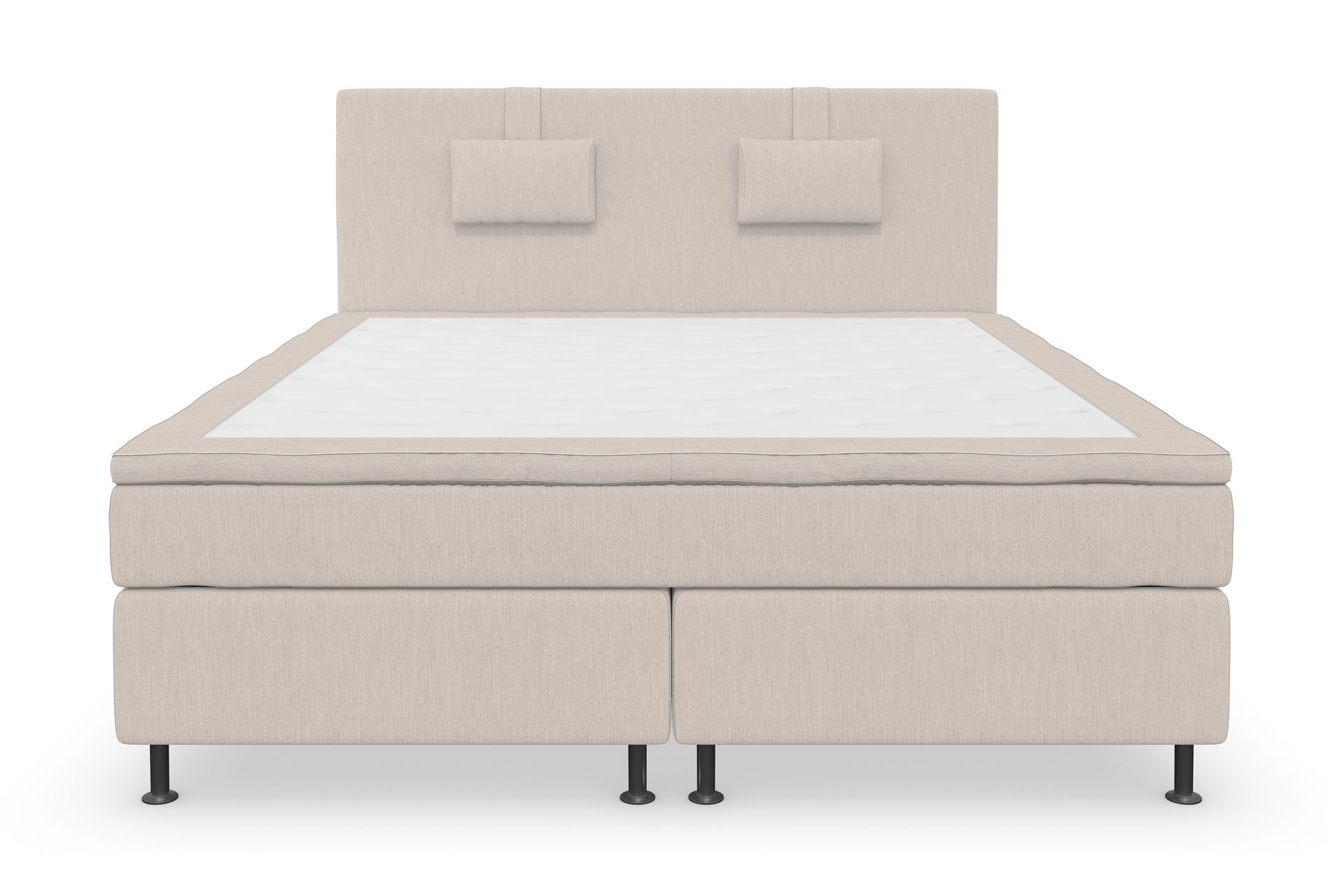 Superior Lyx Kontinentalseng 180x200 cm Beige - Sølvben - Møbler - Senger - Kontinentalsenger