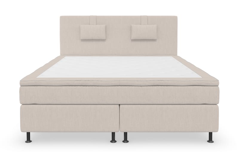 Superior Lyx Kontinentalseng 180x200 cm Beige - Sølvben - Møbler - Senger - Kontinentalsenger