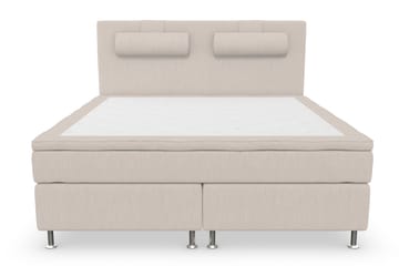 Superior Lyx Kontinentalseng 180x200 cm Beige - Sølvben - Møbler - Senger - Kontinentalsenger
