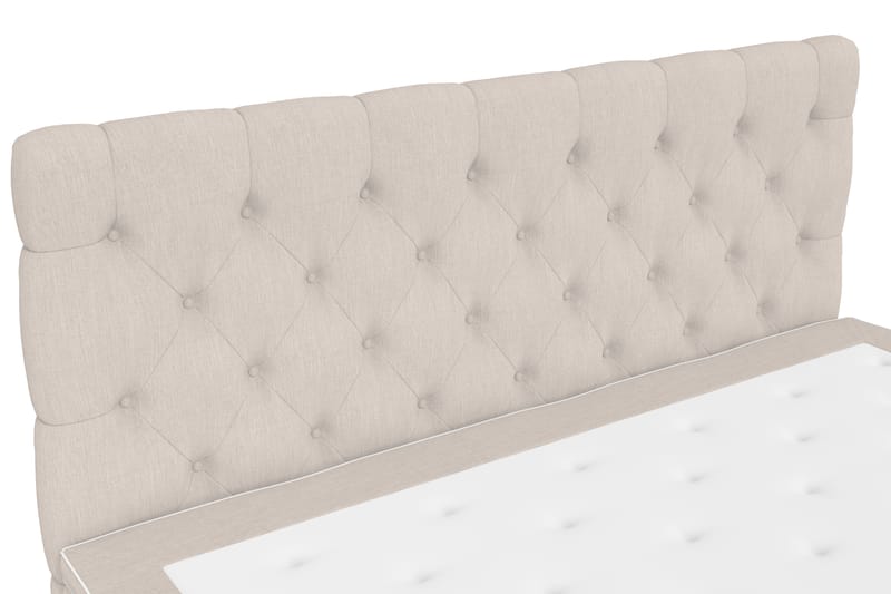 Superior Lyx Kontinentalseng 180x200 cm Beige - Svarte Ben - Kontinentalsenger - Dobbeltsenger