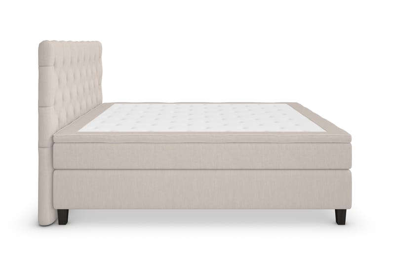 Superior Lyx Kontinentalseng 180x200 cm Beige - Svarte Ben - Møbler - Senger - Kontinentalsenger