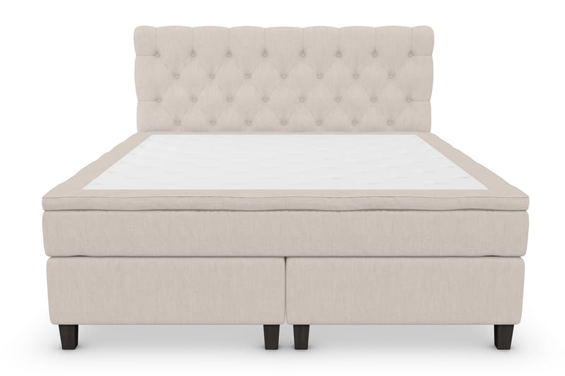 Superior Lyx Kontinentalseng 180x200 cm Beige - Svarte Ben - Møbler - Senger - Kontinentalsenger