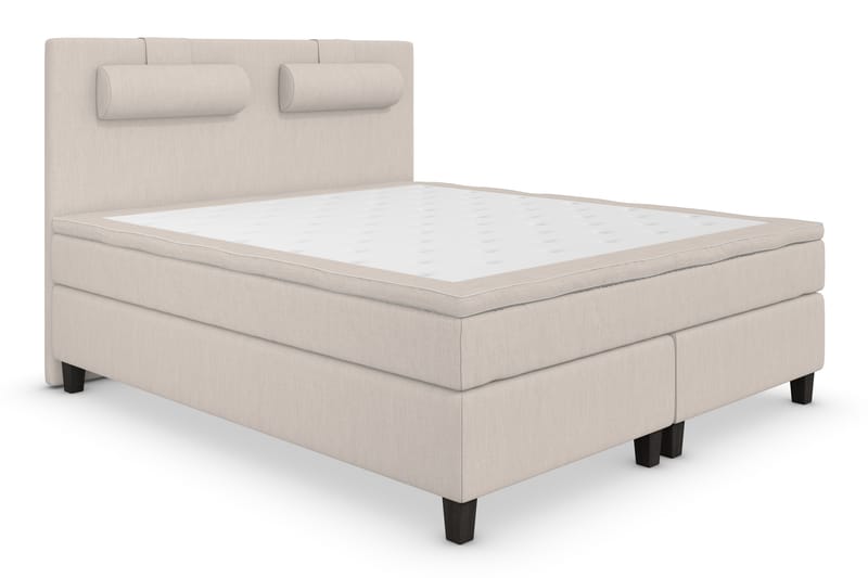 Superior Lyx Kontinentalseng 180x200 cm Beige - Svarte Ben - Møbler - Senger - Kontinentalsenger