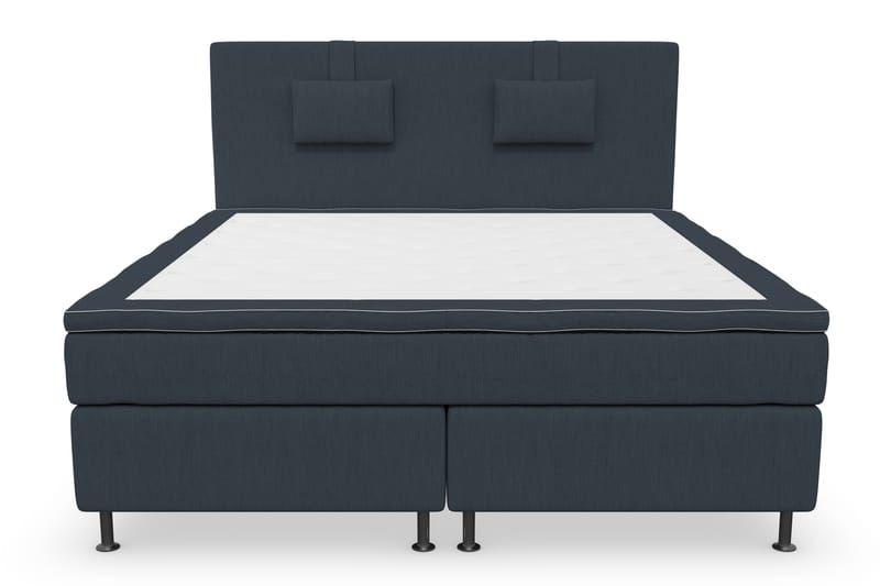 Superior Lyx Kontinentalseng 180x200 cm Mørkeblå - Sølvben - Møbler - Senger - Kontinentalsenger