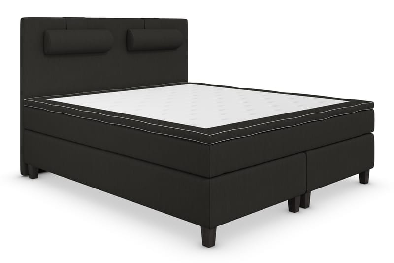 Superior Lyx Kontinentalseng 180x200 cm Svart - Svarte Ben - Møbler - Senger - Kontinentalsenger