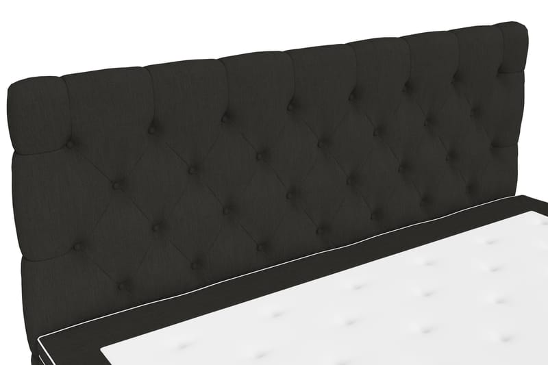 Superior Lyx Kontinentalseng 180x200 cm Svart - Svarte Ben - Møbler - Senger - Kontinentalsenger