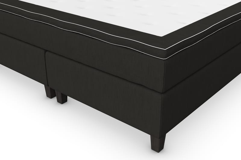 Superior Lyx Kontinentalseng 180x200 cm Svart - Svarte Ben - Møbler - Senger - Kontinentalsenger
