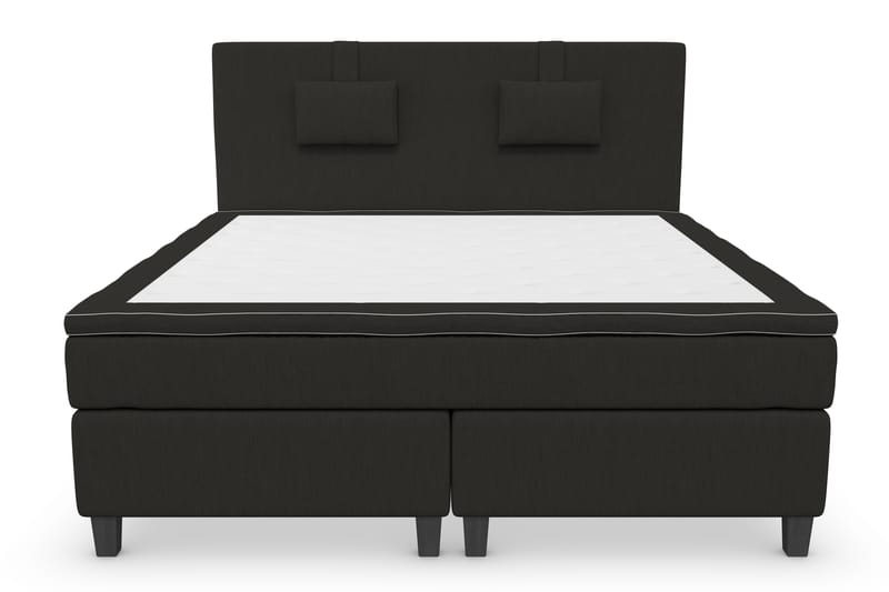 Superior Lyx Kontinentalseng 180x200 cm Svart - Svarte Ben - Møbler - Senger - Kontinentalsenger
