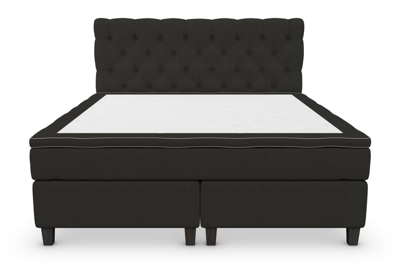Superior Lyx Kontinentalseng 180x200 cm Svart - Svarte Ben - Møbler - Senger - Kontinentalsenger