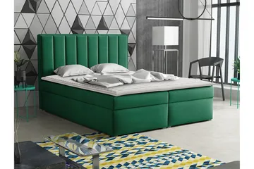 Valasco Kontinentalseng 140x200 cm - Grønn - Møbler - Senger - Kontinentalsenger