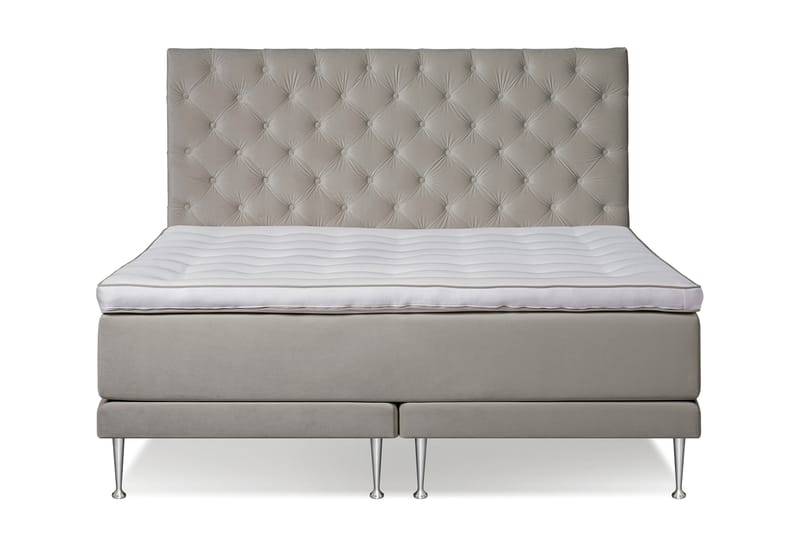 Victoria Komplett Sengepakke 180x200 - Beige - Møbler - Senger - Komplett sengepakke