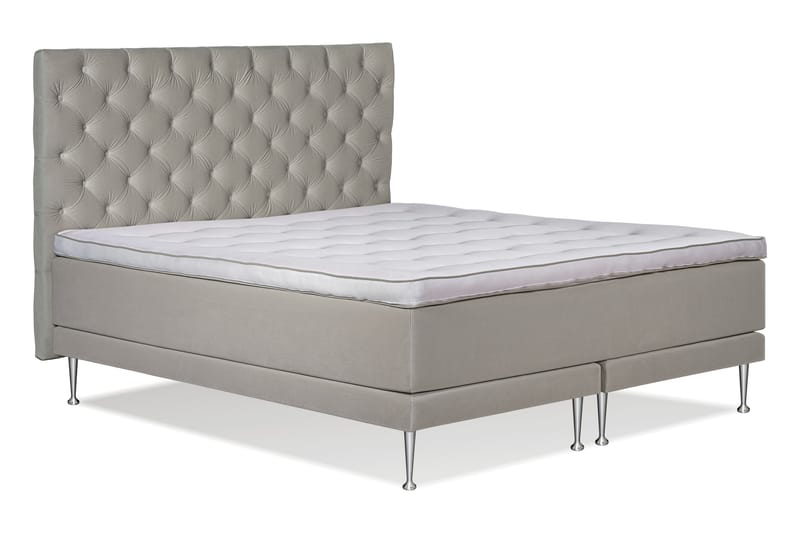 Victoria Komplett Sengepakke 180x200 - Beige - Møbler - Senger - Komplett sengepakke
