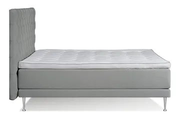 Victoria Komplett Sengepakke 180x200 - Lysegrå - Møbler - Senger - Kontinentalsenger