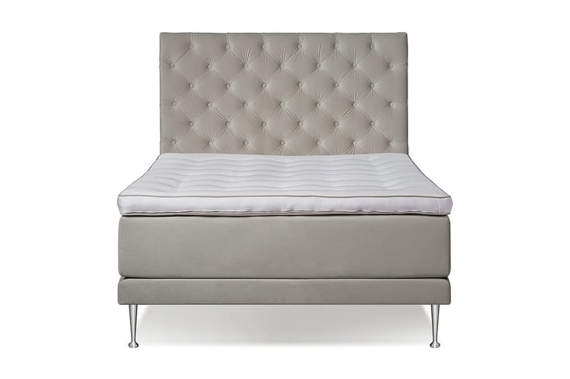 VICTORIA Kontinentalseng 140 - Beige - Møbler - Senger - Kontinentalsenger