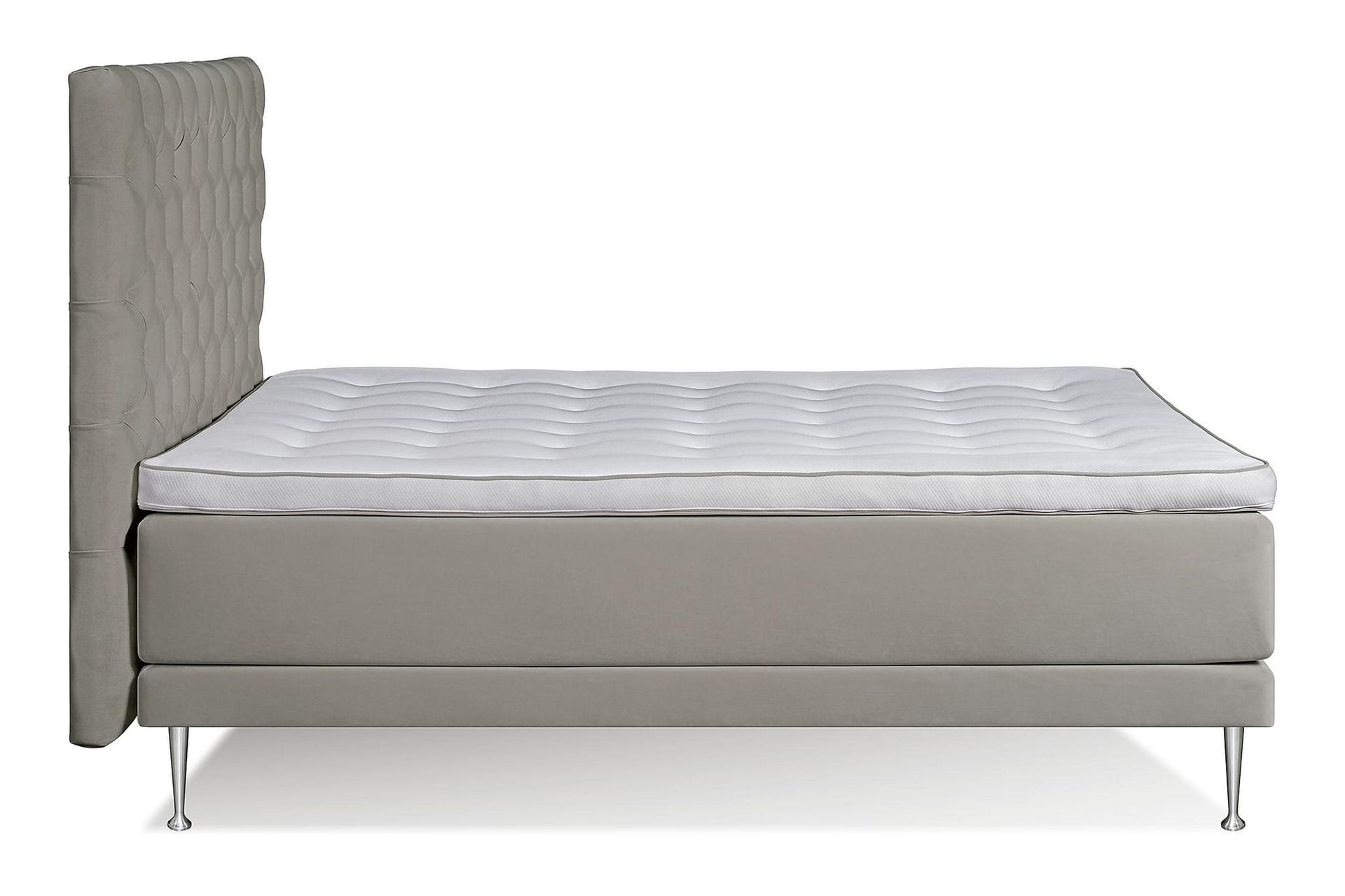 VICTORIA Kontinentalseng 180 - Beige - Møbler - Senger - Komplett sengepakke
