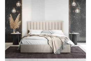 Laargard / Cosmo Sengeramme 120x200 cm - Beige - Møbler - Senger - Sengeramme & sengestamme