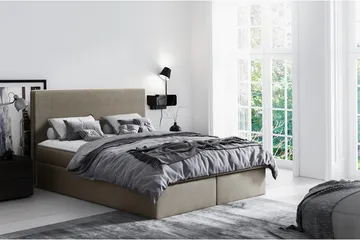 Laargard Kontinentalseng med Oppbevaring 180x200 - Beige - Møbler - Senger - Kontinentalsenger