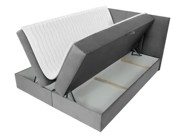 Laggano sengepakke kontinentalseng 160x200 cm - grå - Møbler - Senger - Komplett sengepakke