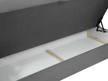 Laggano sengepakke kontinentalseng 160x200 cm - grå - Møbler - Senger - Komplett sengepakke