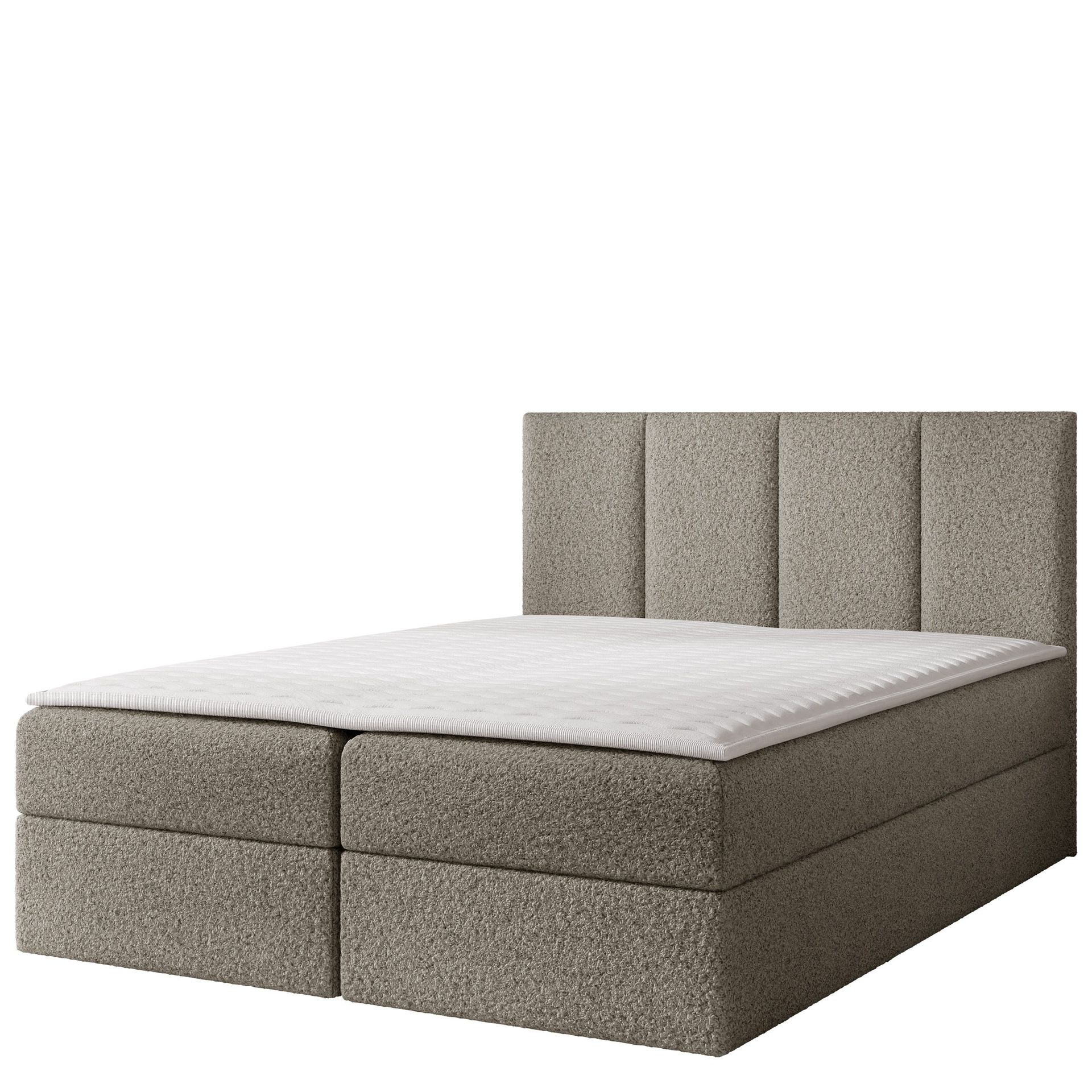Laggano sengepakke kontinentalseng 160x200 cm - taupe