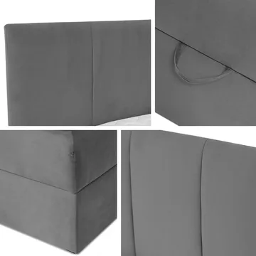 Laggano sengepakke kontinentalseng 160x200 cm - taupe - Møbler - Senger - Komplett sengepakke